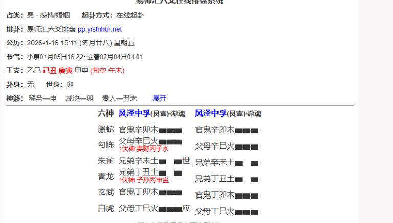 师傅们给看看，我和她最后能走到最后么?