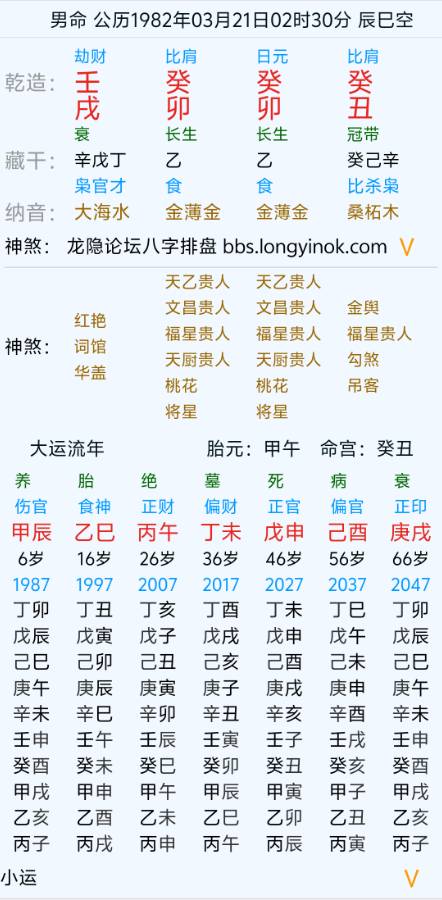 看看事业是不是一直都不稳定，子嗣如何。