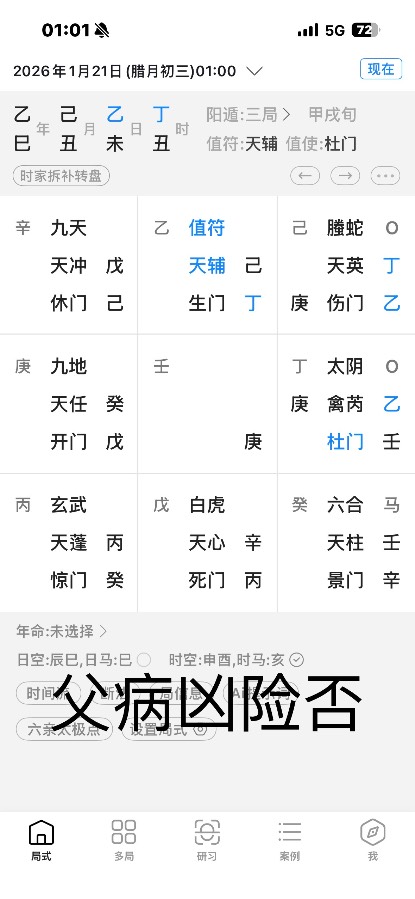 父亲突发脑梗死，求看趋势