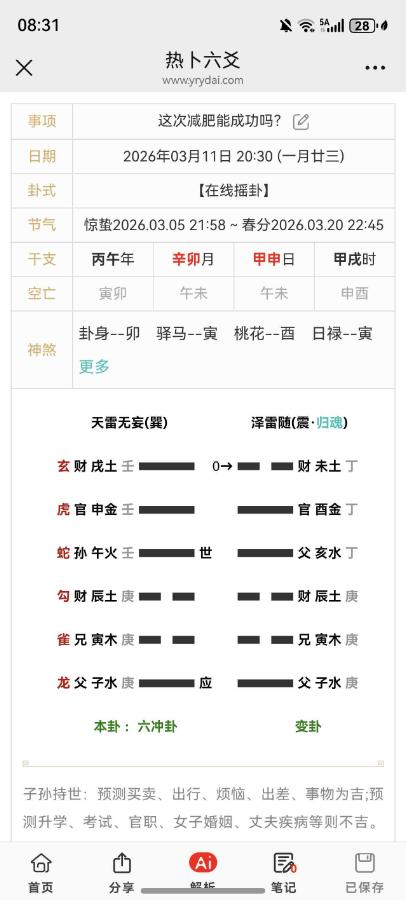 这次减肥能成功吗（会反馈）