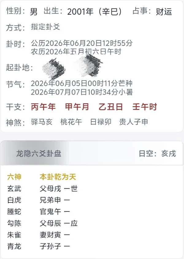 问财运如何